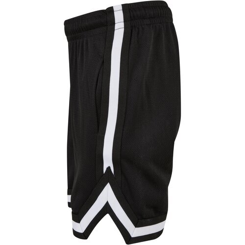 Urban Classics Kids Boys Stripes Mesh Shorts black 158/164
