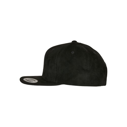 Yupoong Suede Leather Snapback black one size