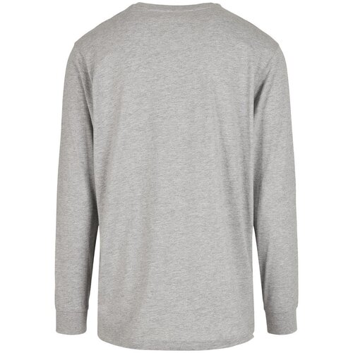 Build Your Brand Longsleeve With Cuffrib heather grey XXL