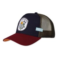 Coastal HFT Trucker Cap LSDO navy/wine
