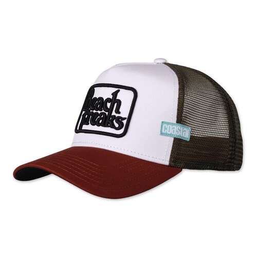 Coastal HFT Trucker Cap Beach Freaks white/wine