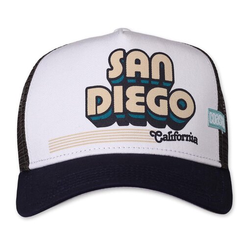 Coastal HFT Trucker Cap San Diego white/navy