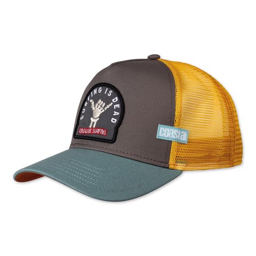 Coastal HFT Trucker Cap Surfing Dead grey/light petrol