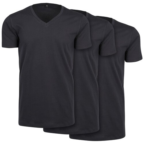 Build Your Brand Light T-Shirt V-Neck 3-Pack