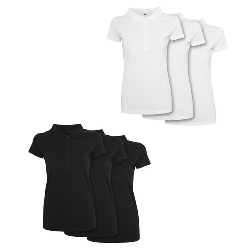 Build Your Brand Ladies Jersey Polo 3-Pack