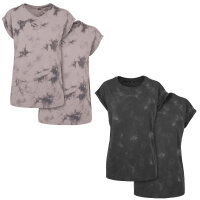 Build Your Brand Ladies Batik Dye Extended Shoulder Tee...