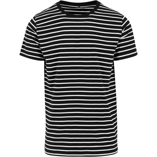 Build Your Brand Stripe Tee 2-Pack black/white L