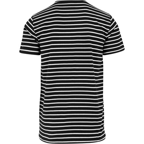 Build Your Brand Stripe Tee 2-Pack black/white L