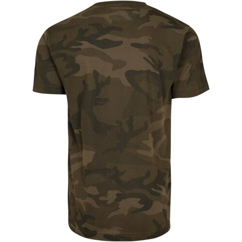 Build Your Brand Camo Round Neck Tee 2-Pack olive camo M