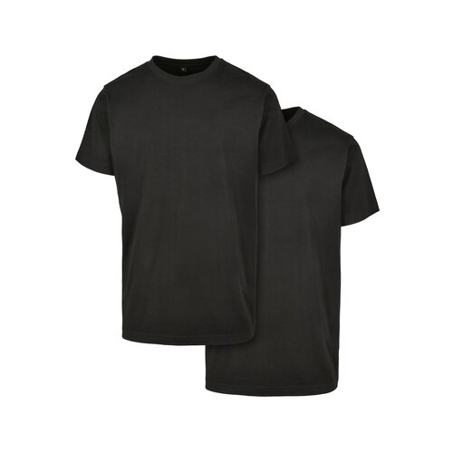 Build Your Brand Back Seam Tee 2-Pack black 3XL