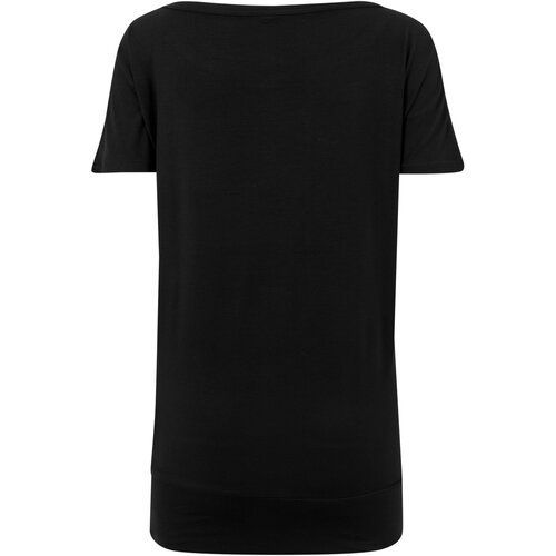 Build Your Brand Ladies Viscose Tee 2-Pack black 3XL