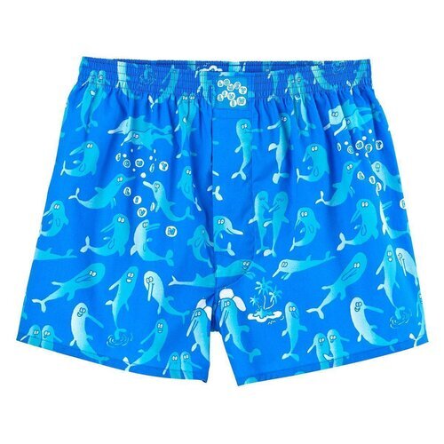 Lousy Livin Boxershorts Sky Gym & Dolphin 2 Pack Sky Ocean S