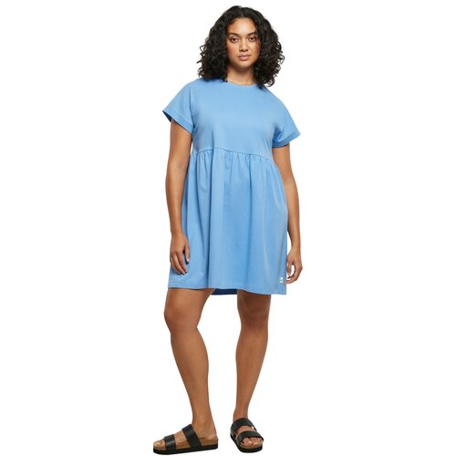 Urban Classics Ladies Organic Empire Valance Tee Dress horizonblue 5XL