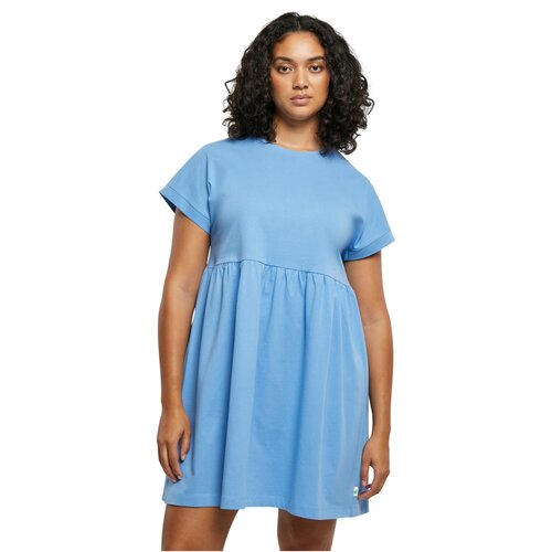 Urban Classics Ladies Organic Empire Valance Tee Dress horizonblue 5XL