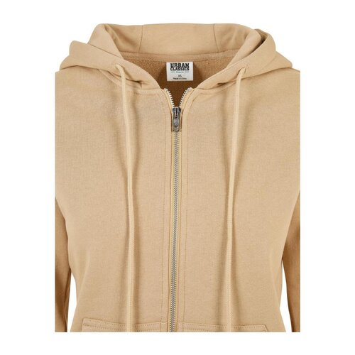 Urban Classics Ladies Organic Terry Zip Hoody unionbeige XL