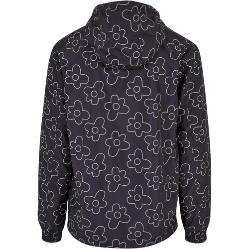 Urban Classics Flower AOP Pull Over Jacket blackflower XXL