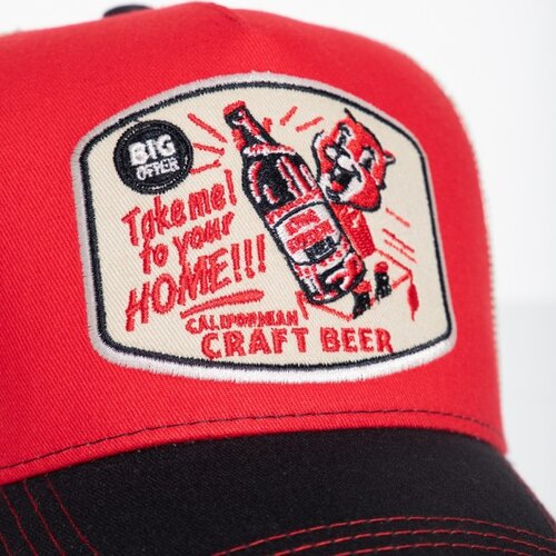 King Kerosin - HFT Trucker Mesh Cap 2023 Craft Beer  Red / Black