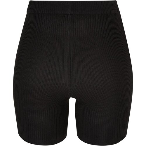Urban Classics Ladies Rib Knit Shorts black XXL