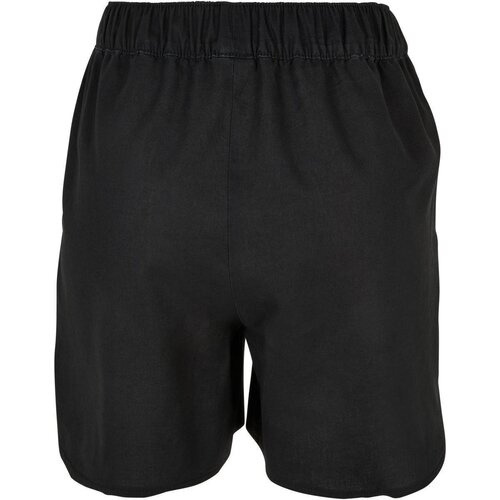 Urban Classics Ladies Linen Mixed Shorts black 3XL