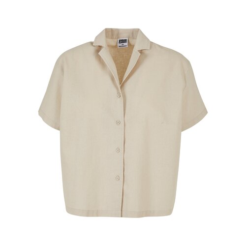 Urban Classics Ladies Linen Mixed Resort Shirt softseagrass M