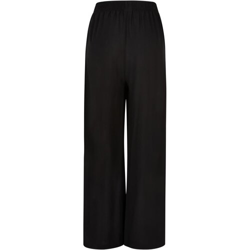 Urban Classics Ladies Wide Leg Viscose Pants black 3XL