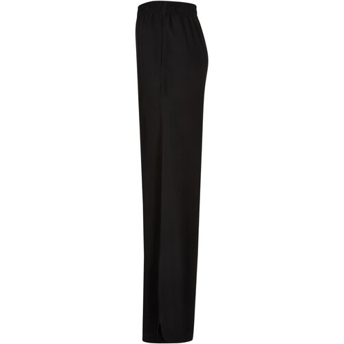 Urban Classics Ladies Wide Leg Viscose Pants black 3XL