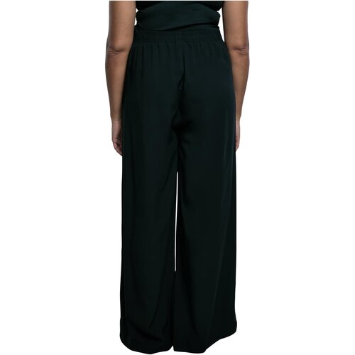 Urban Classics Ladies Wide Leg Viscose Pants black 3XL