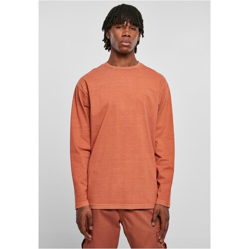 Urban Classics Heavy Oversized Garment Dye Longsleeve terracotta XL