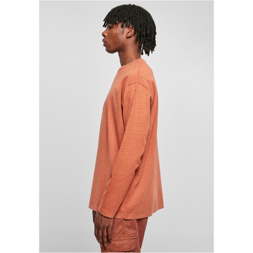 Urban Classics Heavy Oversized Garment Dye Longsleeve terracotta XL