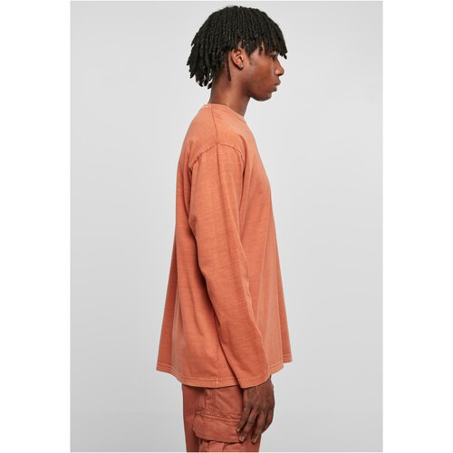 Urban Classics Heavy Oversized Garment Dye Longsleeve terracotta XL