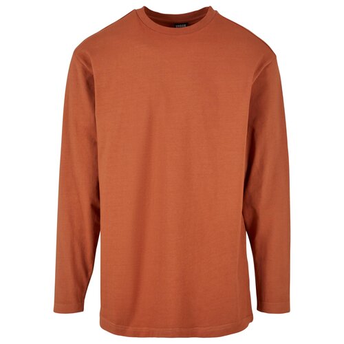 Urban Classics Heavy Oversized Garment Dye Longsleeve terracotta XL