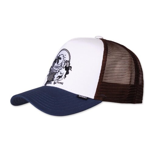 Djinns HFT Cap Lazy Mermaid  white/navy/brown