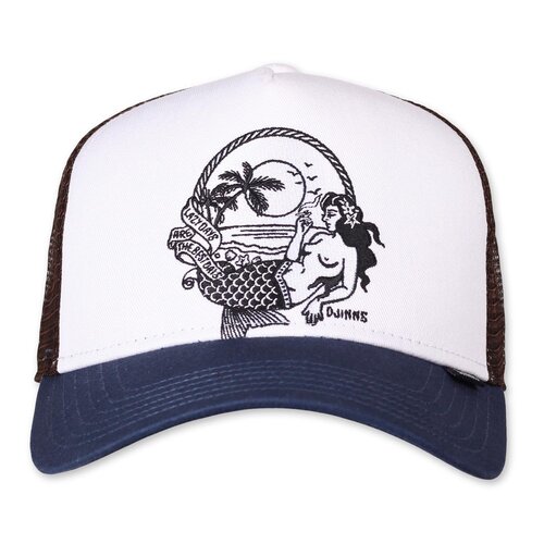 Djinns HFT Cap Lazy Mermaid  white/navy/brown