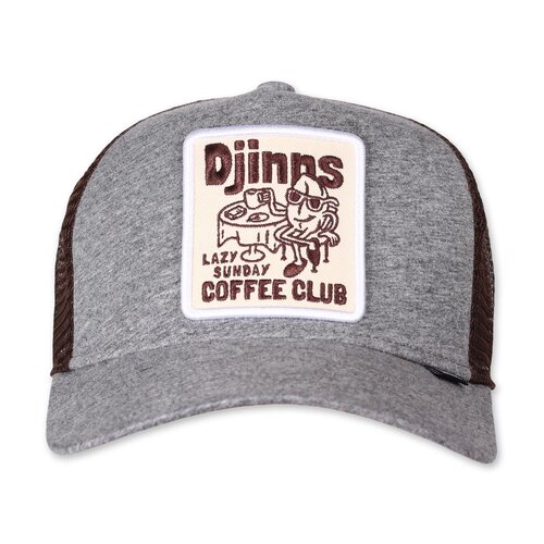 Djinns HFT Cap Coffee  heather grey