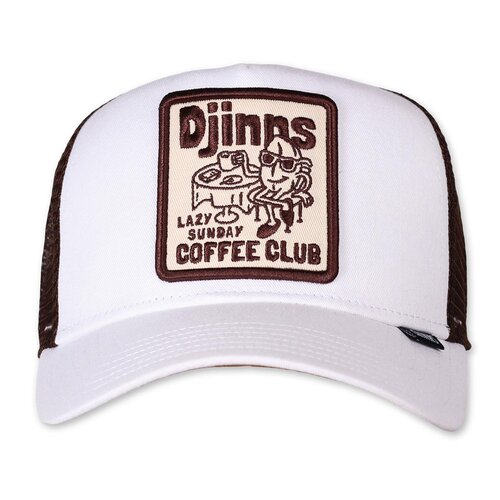Djinns HFT Cap Coffee  white