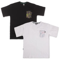 Djinns Oversize Pocket T-Shirt Arty Waves