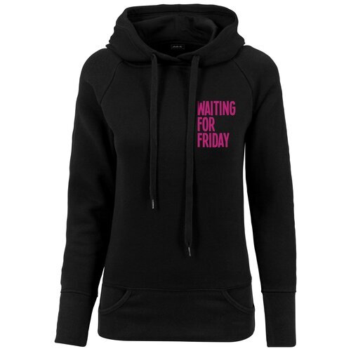 Mister Tee Ladies Waiting For Friday Hoody black XS