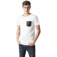 Urban Classics Synthetic Leather Pocket Tee