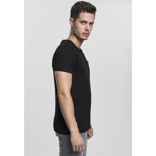 Urban Classics Synthetic Leather Pocket Tee blk/blk M