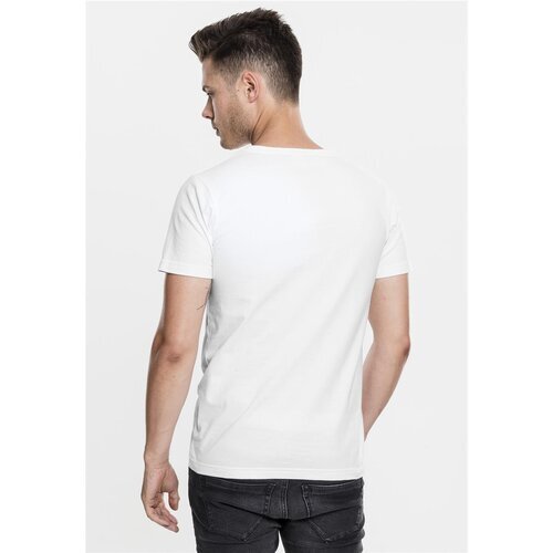 Urban Classics Synthetic Leather Pocket Tee wht/blk S