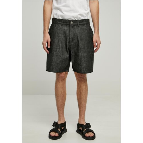 Urban Classics Denim Bermuda Shorts jet black 28