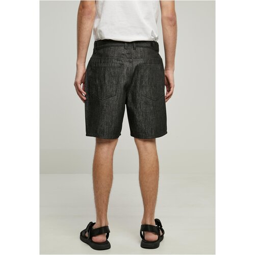 Urban Classics Denim Bermuda Shorts jet black 28