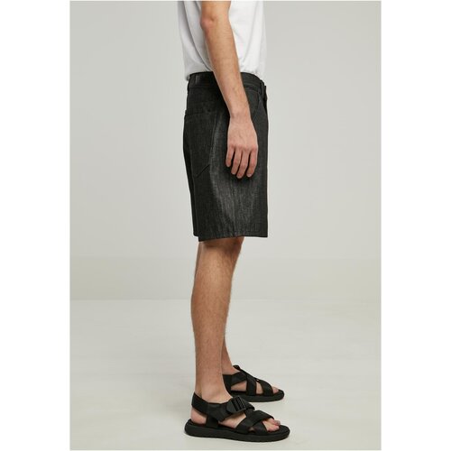 Urban Classics Denim Bermuda Shorts jet black 28