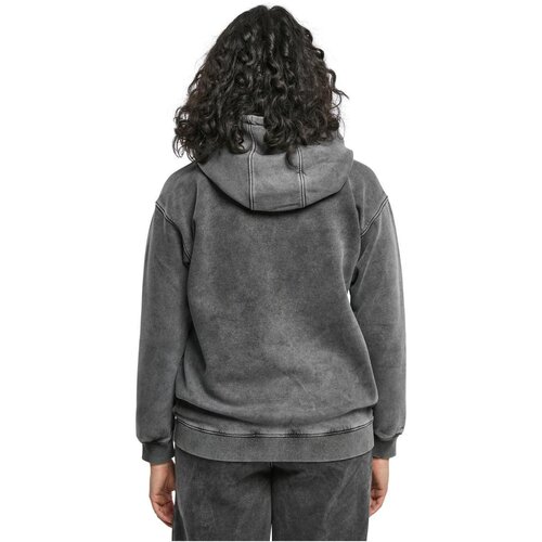 Urban Classics Ladies Stone Washed Hoody black 3XL