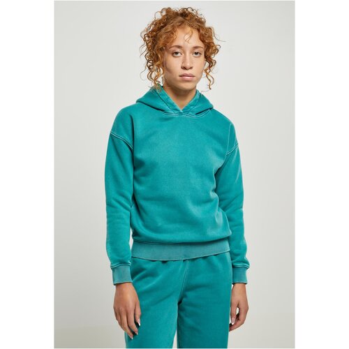 Urban Classics Ladies Stone Washed Hoody watergreen XS