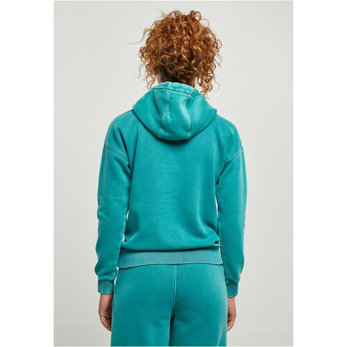 Urban Classics Ladies Stone Washed Hoody watergreen XS