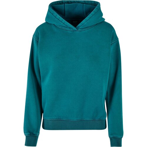 Urban Classics Ladies Stone Washed Hoody watergreen XS