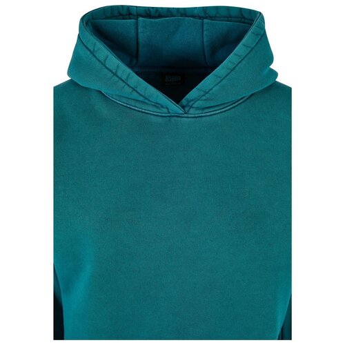 Urban Classics Ladies Stone Washed Hoody watergreen XS