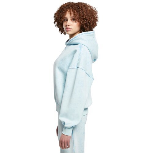 Urban Classics Ladies Oversized Towel Washed Hoody balticblue XS