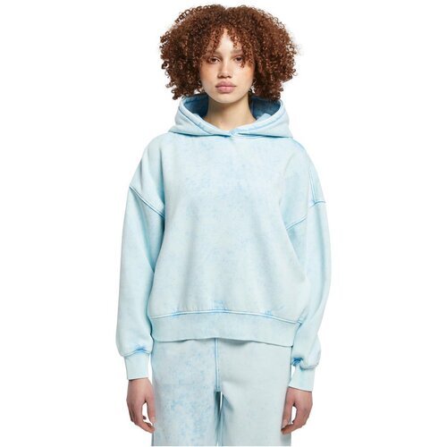 Urban Classics Ladies Oversized Towel Washed Hoody balticblue XS